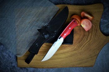 Охотничий нож "Рысь" из кованой стали Х12МФ