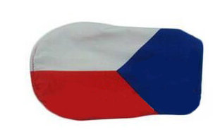 Набор из двух чехлов на зеркала Шкоды "Флаг Чехии" (защита от царапин)
