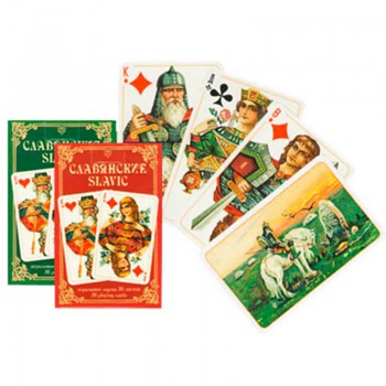 Коллекционные игральные карты "Славянские" по эскизам 1911 года (Piatnik, Австрия, 36 карт)