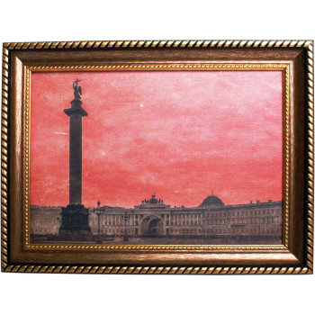 Картина "Дворцовая площадь" (30х21 см) / Санкт-Петербург