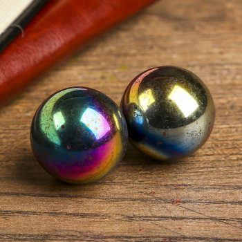 Набор из двух магнитных массажных шаров для рук "Градиент" (2,5 см)