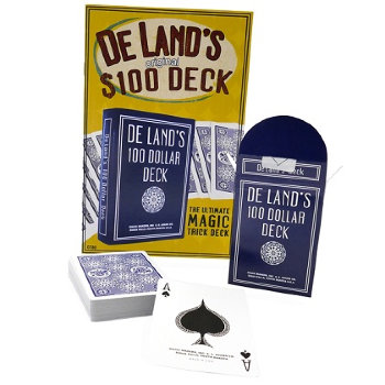 Карты только для фокусов "De Land's 100 Dollar Deck" (USPCC, США, 52 карты)