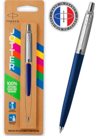 Шариковая ручка Parker Jotter Color Navy Blue CT M (в блистере)
