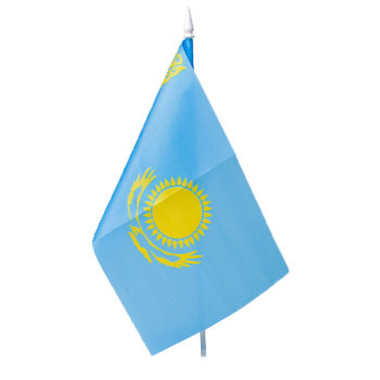 Настольный флаг Казахстана (22 х 14 см)