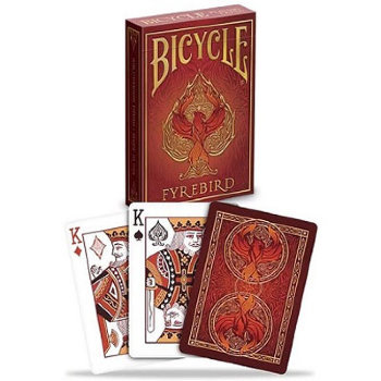 Игральные карты "Bicycle Fyrebird" (USPCC, США, 54 карты)