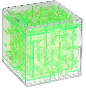 Игрушка логическая головоломка-лабиринт - Куб (цвет в ассортименте)