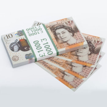 Сувенирная пачка денег "10 фунтов стерлингов"