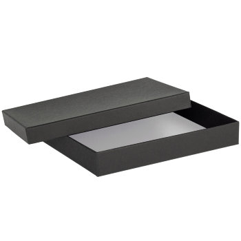 Подарочная коробка для ежедневника "Efalin" чёрного цвета (22,5 х 16 х 3,5 см)