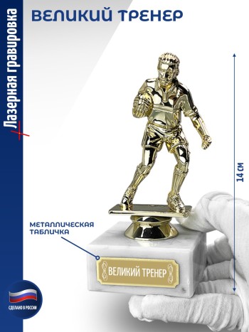Статуэтка Регби "Великий тренер" (14 см)