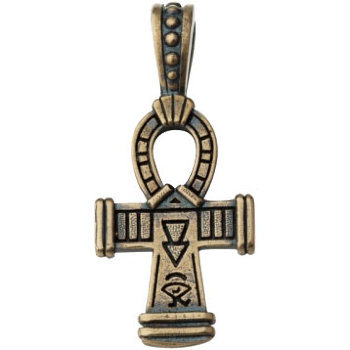 Оберег-подвеска "Египетский крест Анкх" из латуни