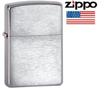 Зажигалка Zippo 200 Brushed Chrome