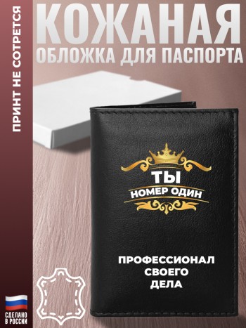 Обложка на паспорт "Профессионал своего дела"