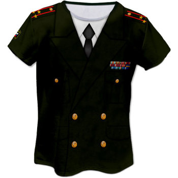 Мужская футболка "Полковник российской армии" (размер 52)