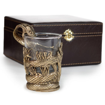 Подарочный стакан для виски "Змей" (280 мл)