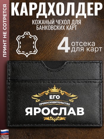 Кардхолдер "Его превосходительство Ярослав"