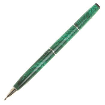 Шариковая ручка из малахита (15 см)