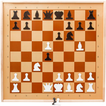 Магнитные демонстрационные шахматы (75х75 см)