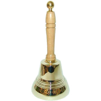 Валдайский колокольчик №6 с деревянной ручкой (диам. 6,9 см)