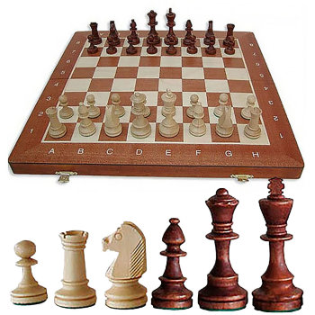 Турнирные шахматы "Tournament 5" (47 х 24 х 5 см, Wegiel)