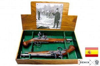 Набор из двух дуэльных пистолетов XIX века