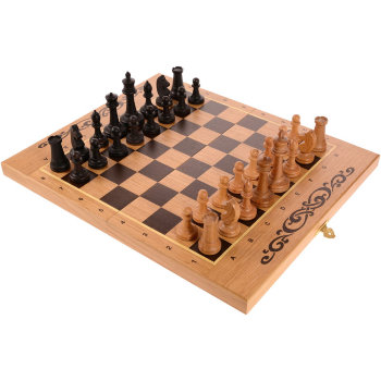 Шахматы, шашки, нарды "Стаунтон" (40 х 23,5 х 5 см)