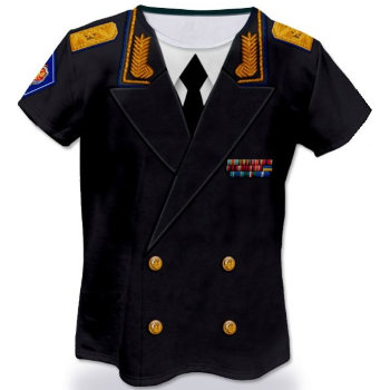 Мужская футболка "Генерал ФСБ" (размер 52)