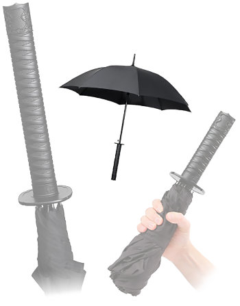 Складной зонт "Самурайский кинжал танто" (купол 100 см)