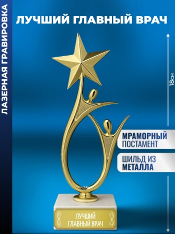 Статуэтка "Лучший главный врач"