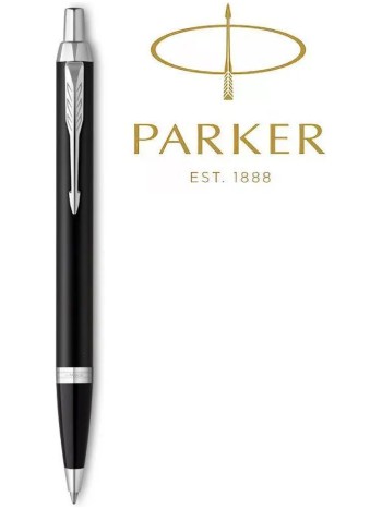 Шариковая ручка Parker IM Essential K319 Matte Black CT M