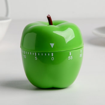 Механический кухонный таймер "Цветное яблоко" (60 минут)