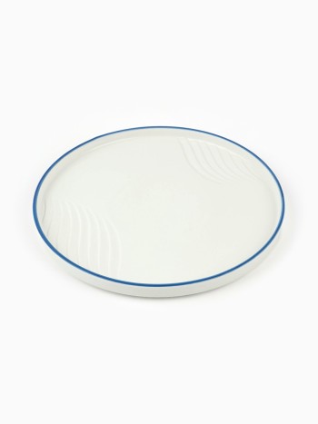 Тарелка "Блюдечко с голубой каёмочкой", керамика (23 см)