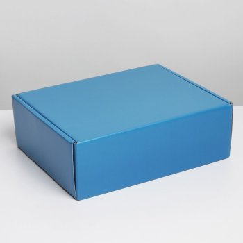 Подарочная коробка "Blue" (27 х 21 х 9 см)