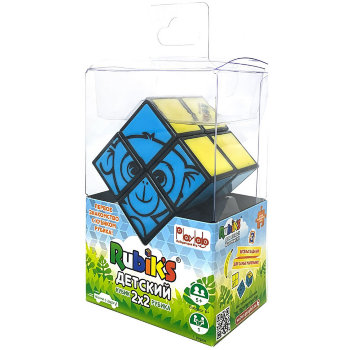 Кубик Рубика 2х2 для детей "Обезьянка" (лицензионный, Rubik's)