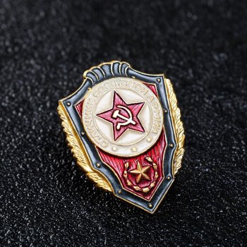 Значок "Отличник советской армии" из металла (новодел)