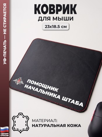 Коврик для мыши "Помощник начальника штаба" (23 х 18,5 см)