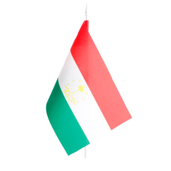 Настольный флаг Таджикистана (22 х 14 см)