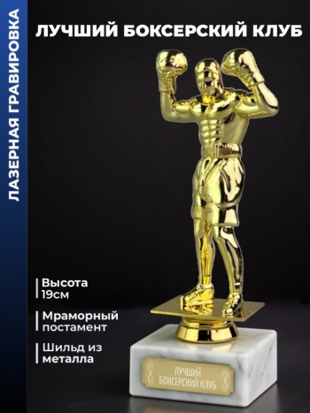 Статуэтка Бокс "Лучший боксерский клуб "