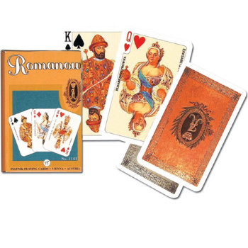 Коллекционные игральные карты "Романовы" (Piatnik, Австрия, 55 карт)
