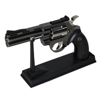 Газовая зажигалка "Револьвер" (20 х 12 х 3,5 см)