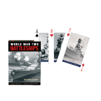 Коллекционные игральные карты "Корабли Второй мировой войны" (Piatnik, Австрия, 55 карт)