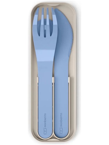 Набор столовых приборов для ланч-бокса Monbento Pocket Color Bleu Infinity