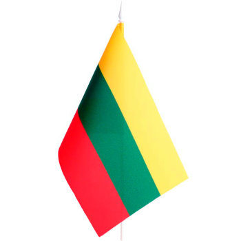 Настольный флаг Литвы (22 х 14 см)