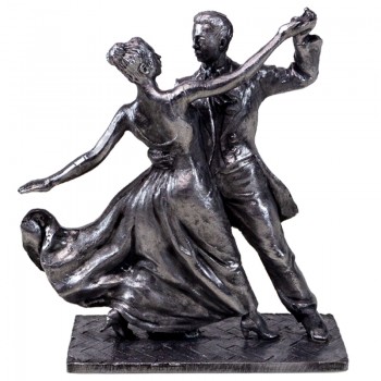 Статуэтка "Танцующая пара" из олова (11 см)
