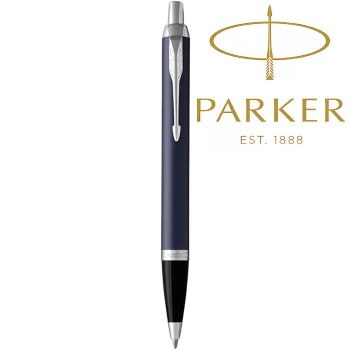Шариковая ручка Parker IM Matte Blue CT (скидка: дефект краски, нет коробки)