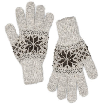 Тамбовские шерстяные перчатки "Звёздочка" (женские, 18 размера)