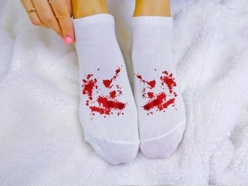 Женские носки "Кровавые"