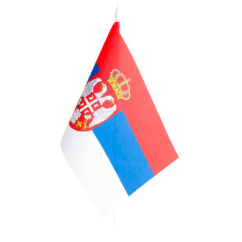 Настольный флаг Сербии (22 х 14 см)
