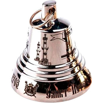 Валдайский колокольчик №4 "Санкт-Петербург" (высота 5,2 см, диаметр 5 см)