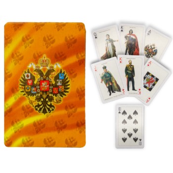 Игральные карты "Императоры России" (54 карты)