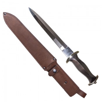 Кинжал "Немецкий" из стали 65х13 черная рукоять (42 см)